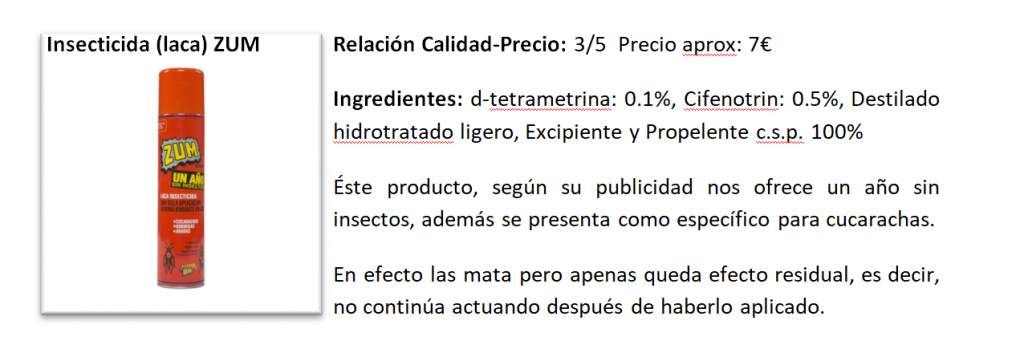 Cuál es el mejor insecticida contra cucarachas?