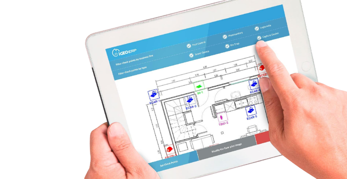 Plataforma iGEO ERP Cloud para clientes de Teneplagas